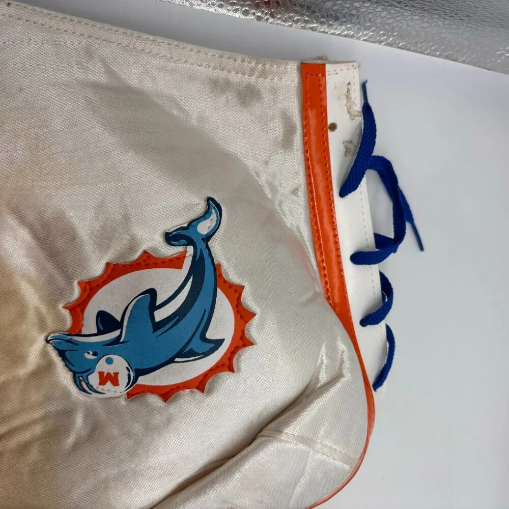 NFL Miami Dolphins Logo Football Team Wrestling Mask with Flaws